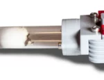 Reageerbuis adapterer 16mm wit aangesloten